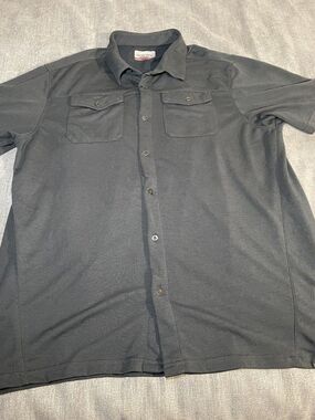 Pacific Trail Shirt Men's 2XL Gray Button Down Short Sleeve Outdoor